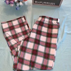 SLEEP CHIC PLAID PAJAMA BOTTOMS